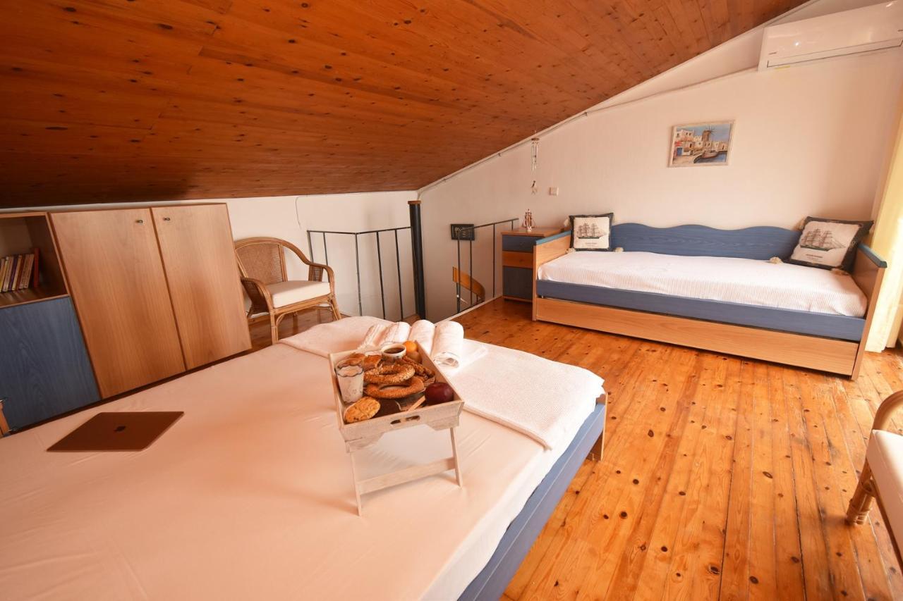 Olia Sea View Shared Pool Villa, Néa Fókaia Exteriér fotografie